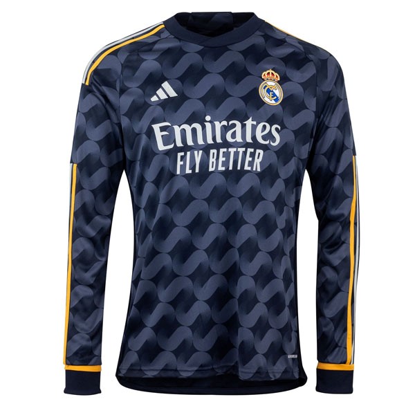 Tailandia Camiseta Real Madrid Replica Segunda Ropa ML 2023/24